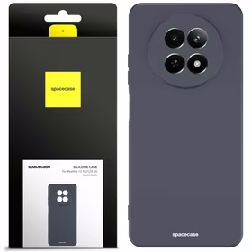 Spacecase Maciņš Silicone Case Realme 12 5G/12X 5G melns