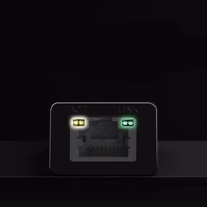 Ugreen ārējā tīkla karte RJ45 - USB 2.0 100 Mbps Ethernet melna (CR110 20254)