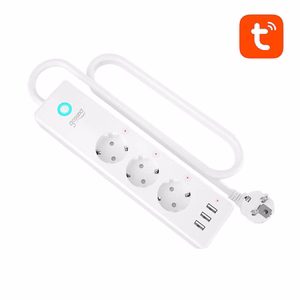 Gosund P1 PLUS viedais WiFi pagarinātājs (3x AC schuko, 3x USB-A) Tuya