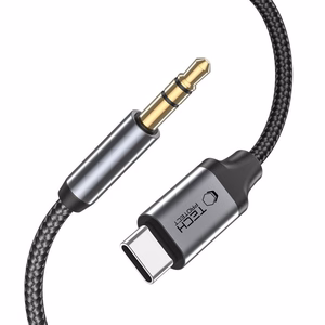 Tech-Protect UltraBoost audio USB-C / 3.5mm mini jack cable 1 m - black