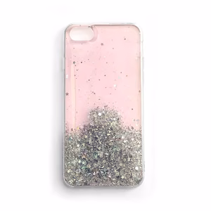 Wozinsky Star Glitter mirdzošs apvalks Samsung Galaxy S21+ 5G (S21 Plus 5G) rozā