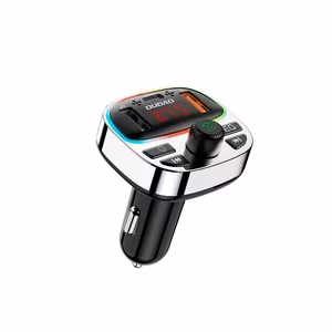 Dudao R2PRO+ raidītājs ar PD25W Bluetooth 5.3 RGB uzlādes portiem - melns un sudraba