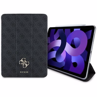 Guess GUFC11RM24PS4SGK iPad Air 11" 2024 melns/melns Magnētiskais 4G Liels Logotips