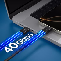 Spigen Essential EB24012CC USB-C / USB-C 240W 120 cm kabelis - melns