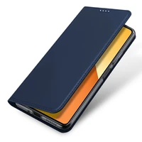 Dux Ducis Skin Pro apvalks ar atloku un kartes nodalījumu Xiaomi Redmi Note 13 5G - zils
