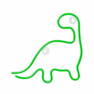 Neon LED Light DINOSAUR zaļš NNE01 Neolia