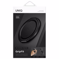 Uniq Gripfit 360 magnētiskais turētājs ar statīvu - melns / nakts melns
