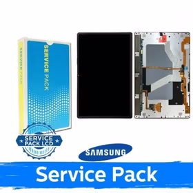 LCD displejs saderīgs ar Samsung X910 / X916 Tab S9 Ultra melns (Service Pack)