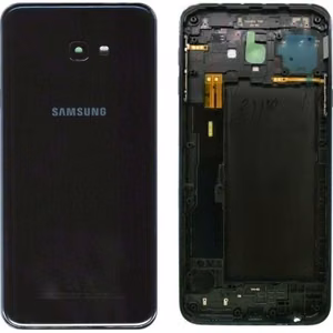 Aizmugures vāciņš Samsung J415 J4+ 2018 melns oriģināls (lietots, Grade C)