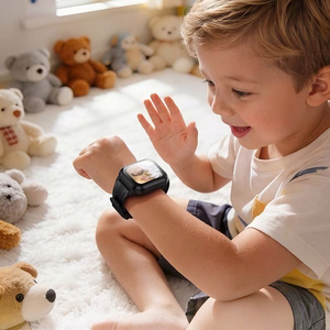 Bērnu viedpulkstenis 1,69" 4G GPS ar zvanu funkciju Hoco Y108, melns
