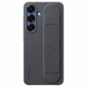 Samsung silikona viedtālruņa apvalks ar turētāju / statīvu Standing Grip Case EF-GS931CBEGWW Samsung Galaxy S25 - melns