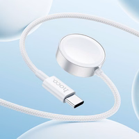 Bezvadu lādētājs Hoco 2,5W USB C saderīgs ar Apple Watch un Samsung Watch CW59 balts