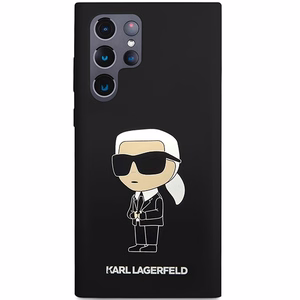 Karl Lagerfeld Silicone Ikonik чехол для Samsung Galaxy S24 Ultra - чёрный