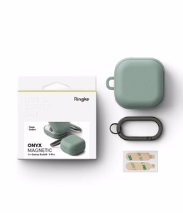 Ringke Onyx Magnetic maciņš priekš Samsung Galaxy Buds 4 / 4 Pro zaļš