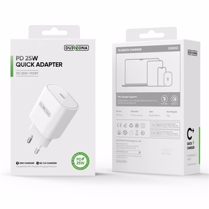 Lādētājs DUZZONA T6 25W USB-C balts
