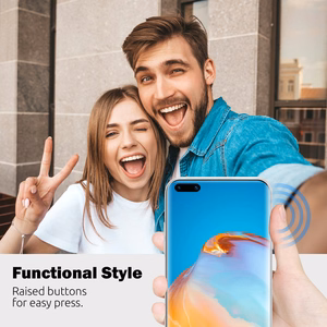 Crong Crystal Slim vāciņš ierīcei Huawei P40 Pro, caurspīdīgs
