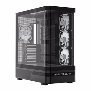 MODECOM Volcano AQ200 ARGB Midi melns