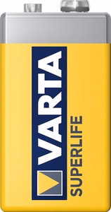Цинковая батарейка VARTA 9V Superlife 1 шт.