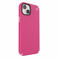 Speck Presidio2 Pro - Antibacterial iPhone 15 Plus / 14 Plus maciņš (Digitalpink / Blossompink / balts)