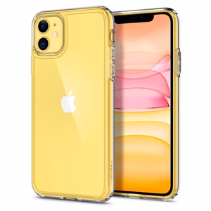 Spigen Ultra Hybrid viedtālruņa apvalks iPhone 11 - Skaidrs