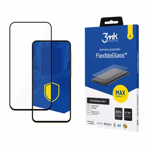 Aizsargstikls 3mk FlexibleGlass Max melns Samsung Galaxy A35 5G