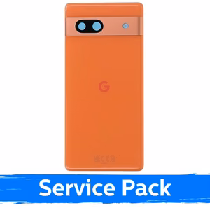 Aizmugurējais vāciņš, saderīgs ar Google Pixel 7A, koraļļu (Service Pack)