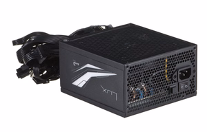 Aerocool Lux RGB 550M 550 W melns barošanas bloks
