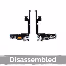 Uzlādes ports saderīgs ar iPhone 12 Pro Max ar Flex / sudrabs / (100% oriģināls / Lietots)