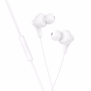 HOCO vadu austiņas Type C ar mikrofonu M114 baltas