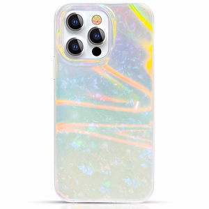 Kingxbar Shell Series роскошный элегантный чехол для iPhone 13 Pro перламутрово-мятный