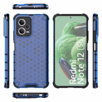 Honeycomb viedtālruņa apvalks Xiaomi Redmi Note 12 5G / Poco X5 5G bruņu hibrīda apvalks zils