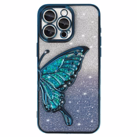 Tel Protect Butterfly Water viedtālruņa apvalks Iphone 16 Plus zils