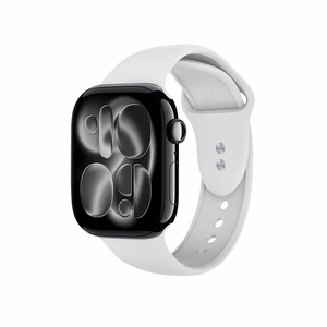 Crong Liquid siksniņa Apple Watch 38 / 40 / 41 / 42 mm, balta