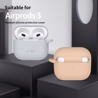 Tech-Protect silikona apvalks austiņām Apple AirPods 3 - rozā