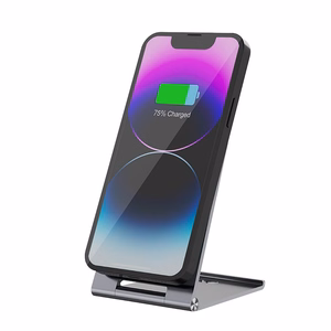 FORCELL F-ENERGY Flip Charge Qi2 15W bezvadu lādētājs saderīgs ar MagSafe sudraba