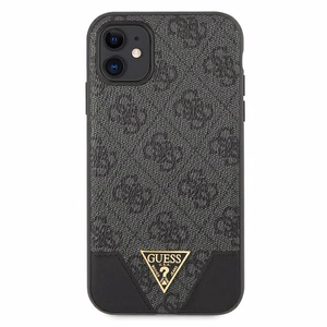Guess 4G Triangle Collection viedtālruņa apvalks iPhone 11 6.1" / Xr - Pelēks