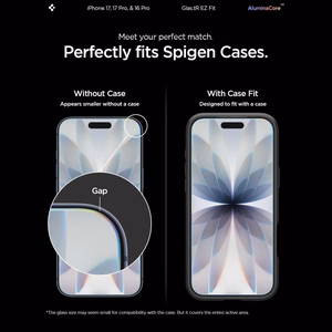 Spigen Glas.tR EZ Fit Privacy Закалённое стекло для iPhone 16 Pro / 17 / 17 Pro - 2 шт.