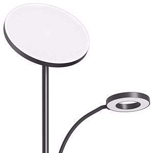 Divkārša grīdas lampa ar pulti BlitzWill BWL-FL-0001, 36W (melna)