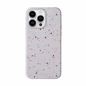 Uniq Coehl Terrazzo viedtālruņa apvalks iPhone 14 Pro - smilšu