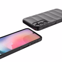 Viedtālruņa apvalks Magic Shield Samsung Galaxy A24 4G elastīgs aizsargs - gaiši zils