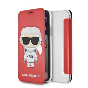 Karl Lagerfeld Karl Space Cosmonaut Viedtālruņa apvalks iPhone X/XS - sarkans