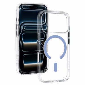 Liavec Pure maciņš Iphone 17 Pro Max/18 Pro Max, gaiši zils (kameras vadības poga)