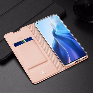 DUX DUCIS Skin Pro grāmatas tipa apvalks Xiaomi Mi 11 zils