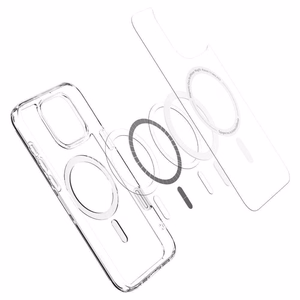 Spigen Ultra Hybrid T Mag MagSafe viedtālruņa apvalks iPhone 16 Pro Max – balts