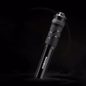 Rockbros 810PCS-HP mini rokas velosipēda pumpis ar Presta un Schrader šļūteni, melns