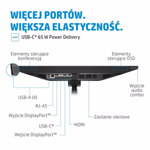 HP E24m G4 FHD USB-C konferences monitors