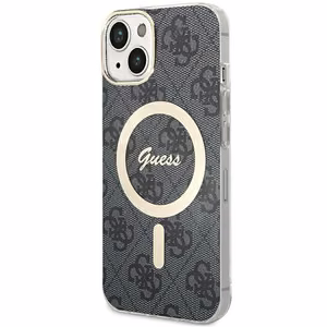 Guess IML 4G magnētiskais viedtālruņa apvalks iPhone 15 - melns
