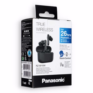 Bezvadu austiņas TWS PANASONIC RZ-B110WDE-K melnas