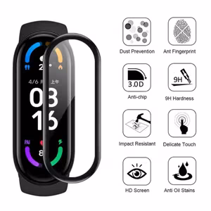 Rūdīts stikls 3D Mi Band 9/M9