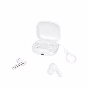XO Bluetooth austiņas G53 TWS baltas ANC + ENC ar statīvu